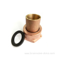 NSF low lead brass water meter coupling /gasket